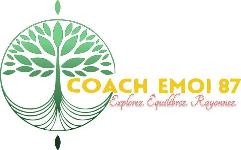Logo Coach emoi87 Arbre de vie explorez Equilibrez Rayonnez